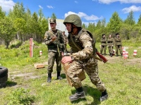 Хабаровский священник совершил молебен перед военно-полевыми сборами казаков