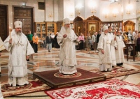 Митрополит Артемий  возглавил Всенощное бдение в канун дня памяти равноапостольных Мефодия и Кирилла, учителей Словенских